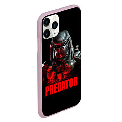 Чехол iPhone 11 Pro матовый Iron Predator, цвет: 3D-розовый — фото 2