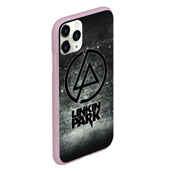 Чехол iPhone 11 Pro матовый Linkin Park: Wall, цвет: 3D-розовый — фото 2