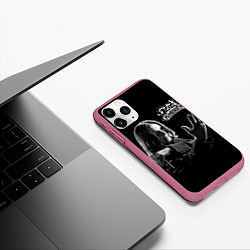 Чехол iPhone 11 Pro матовый Оззи Осборн, цвет: 3D-малиновый — фото 2