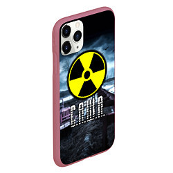 Чехол iPhone 11 Pro матовый S.T.A.L.K.E.R: Саша, цвет: 3D-малиновый — фото 2