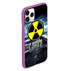 Чехол iPhone 11 Pro матовый S.T.A.L.K.E.R: Саша, цвет: 3D-фиолетовый — фото 2
