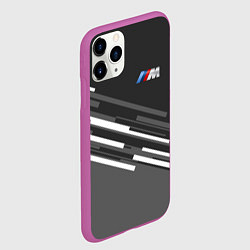 Чехол iPhone 11 Pro матовый BMW: Sport Line, цвет: 3D-фиолетовый — фото 2