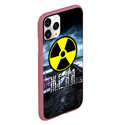 Чехол iPhone 11 Pro матовый S.T.A.L.K.E.R: Женя, цвет: 3D-малиновый — фото 2