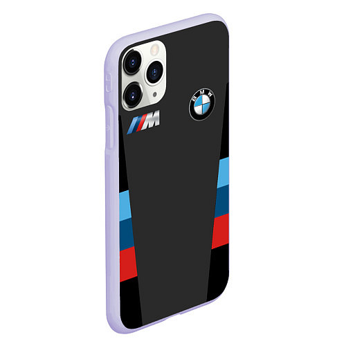 Чехол iPhone 11 Pro матовый BMW 2018 Sport / 3D-Светло-сиреневый – фото 2