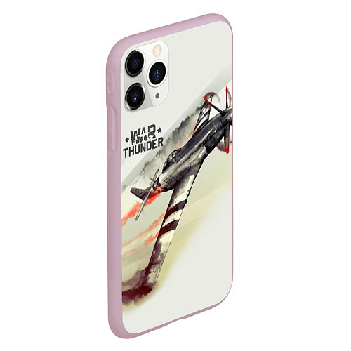 Чехол iPhone 11 Pro матовый War Thunder / 3D-Розовый – фото 2