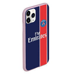 Чехол iPhone 11 Pro матовый FC PSG: Original, цвет: 3D-розовый — фото 2