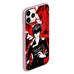 Чехол iPhone 11 Pro матовый Persona 5, цвет: 3D-розовый — фото 2