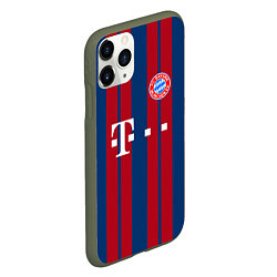 Чехол iPhone 11 Pro матовый Bayern FC: Original 2018, цвет: 3D-темно-зеленый — фото 2