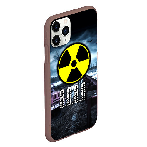 Чехол iPhone 11 Pro матовый S.T.A.L.K.E.R: Вова / 3D-Коричневый – фото 2