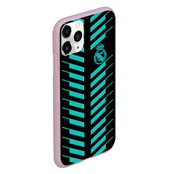 Чехол iPhone 11 Pro матовый FC Real Madrid: Creative, цвет: 3D-розовый — фото 2