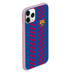 Чехол iPhone 11 Pro матовый FC Barcelona: Creative, цвет: 3D-розовый — фото 2