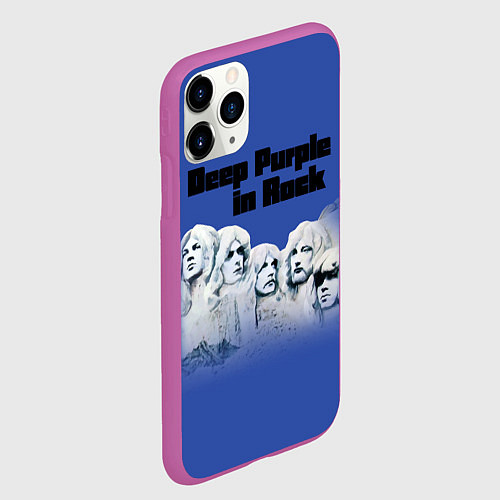 Чехол iPhone 11 Pro матовый Deep Purple In the rock / 3D-Фиолетовый – фото 2