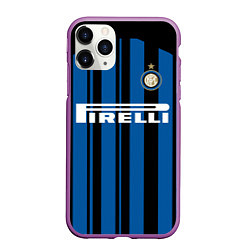 Чехол iPhone 11 Pro матовый Inter FC: Home 17/18, цвет: 3D-фиолетовый