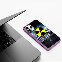 Чехол iPhone 11 Pro матовый S.T.A.L.K.E.R: Иван, цвет: 3D-фиолетовый — фото 2