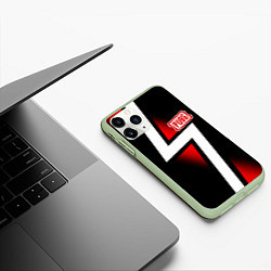 Чехол iPhone 11 Pro матовый PUBG: Flash Killer, цвет: 3D-салатовый — фото 2