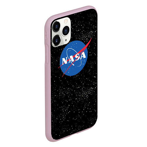 Чехол iPhone 11 Pro матовый NASA: Endless Space / 3D-Розовый – фото 2