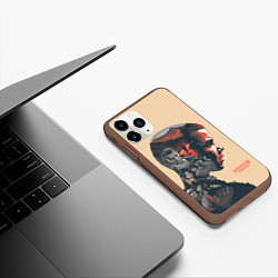 Чехол iPhone 11 Pro матовый Stranger Things, цвет: 3D-коричневый — фото 2