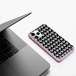 Чехол iPhone 11 Pro матовый 21 Pilots: White Pattern, цвет: 3D-розовый — фото 2