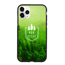 Чехол iPhone 11 Pro матовый Иди лесом, цвет: 3D-черный