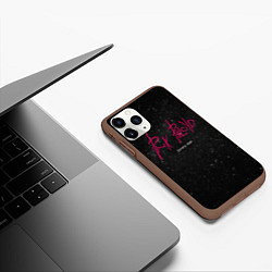 Чехол iPhone 11 Pro матовый Pink Phloyd: Lonely star, цвет: 3D-коричневый — фото 2