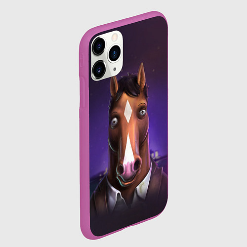 Чехол iPhone 11 Pro матовый BoJack / 3D-Фиолетовый – фото 2