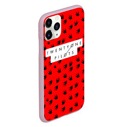 Чехол iPhone 11 Pro матовый 21 Pilots: Red Style, цвет: 3D-розовый — фото 2