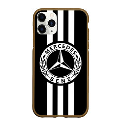 Чехол iPhone 11 Pro матовый Mercedes-Benz Black