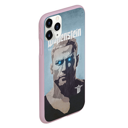 Чехол iPhone 11 Pro матовый Wolfenstein: William Blaskovitz / 3D-Розовый – фото 2