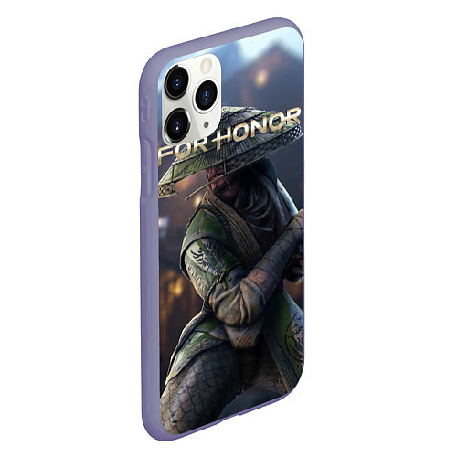 Чехол iPhone 11 Pro матовый For Honor: Asia / 3D-Серый – фото 2