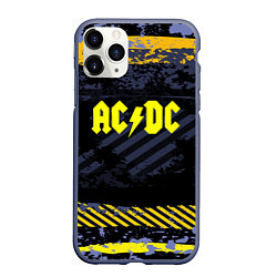 Чехол iPhone 11 Pro матовый AC/DC: Danger Style, цвет: 3D-серый