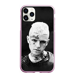 Чехол iPhone 11 Pro матовый Lil Peep: Black Edition, цвет: 3D-розовый