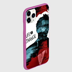 Чехол iPhone 11 Pro матовый Jefferson: Life is Strange, цвет: 3D-фиолетовый — фото 2