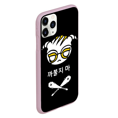 Чехол iPhone 11 Pro матовый Rainbow Six Siege: Dokkaebi / 3D-Розовый – фото 2