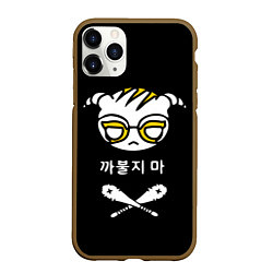 Чехол iPhone 11 Pro матовый Rainbow Six Siege: Dokkaebi, цвет: 3D-коричневый