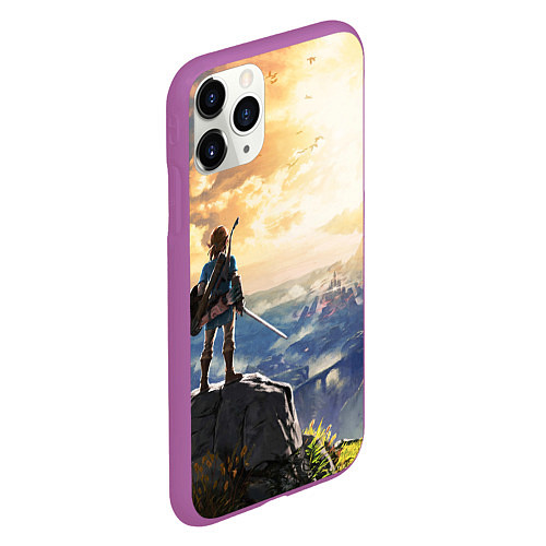 Чехол iPhone 11 Pro матовый Knight Link / 3D-Фиолетовый – фото 2