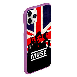 Чехол iPhone 11 Pro матовый Muse UK, цвет: 3D-фиолетовый — фото 2