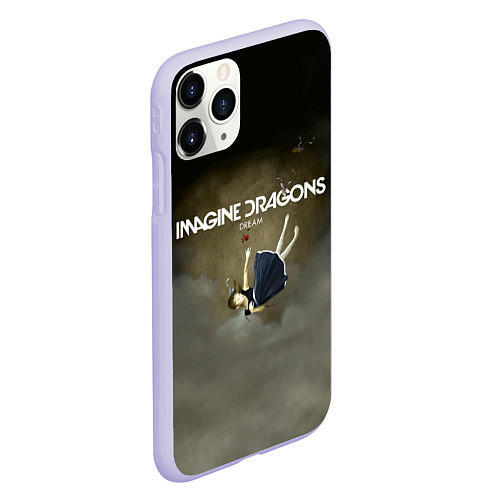 Чехол iPhone 11 Pro матовый Imagine Dragons: Dream / 3D-Светло-сиреневый – фото 2