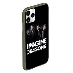 Чехол iPhone 11 Pro матовый Imagine Dragons: Boy Band, цвет: 3D-темно-зеленый — фото 2