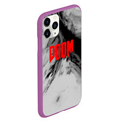 Чехол iPhone 11 Pro матовый DOOM: Gray Fog, цвет: 3D-фиолетовый — фото 2