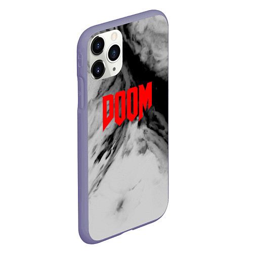 Чехол iPhone 11 Pro матовый DOOM: Gray Fog / 3D-Серый – фото 2