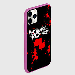 Чехол iPhone 11 Pro матовый My Chemical Romance, цвет: 3D-фиолетовый — фото 2