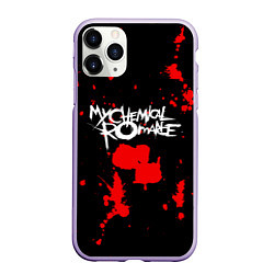 Чехол iPhone 11 Pro матовый My Chemical Romance, цвет: 3D-светло-сиреневый