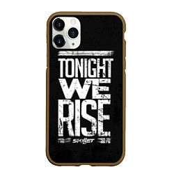 Чехол iPhone 11 Pro матовый Skillet: We Rise, цвет: 3D-коричневый
