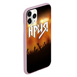 Чехол iPhone 11 Pro матовый Ария, цвет: 3D-розовый — фото 2