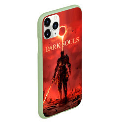 Чехол iPhone 11 Pro матовый Dark Souls: Red Sunrise, цвет: 3D-салатовый — фото 2
