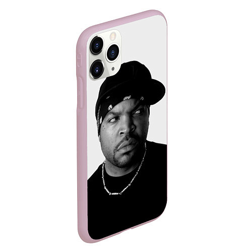 Чехол iPhone 11 Pro матовый Ice Cube / 3D-Розовый – фото 2
