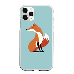 Чехол iPhone 11 Pro матовый Minimal Fox