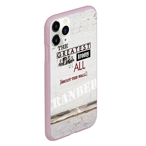 Чехол iPhone 11 Pro матовый The Cranberries: Shoot The Wall / 3D-Розовый – фото 2