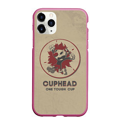 Чехол iPhone 11 Pro матовый Cuphead: One Touch Cup