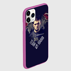 Чехол iPhone 11 Pro матовый Team Habib 1988, цвет: 3D-фиолетовый — фото 2